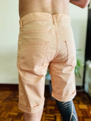 Bermuda rosa coral  - Pantalón corto