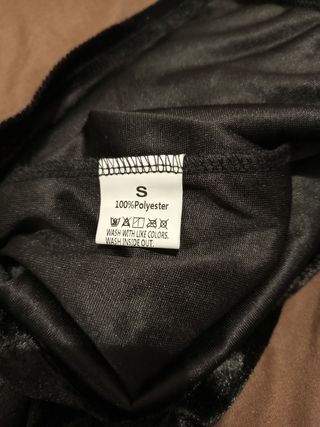 Vestido negro terciopelo - Fiesta