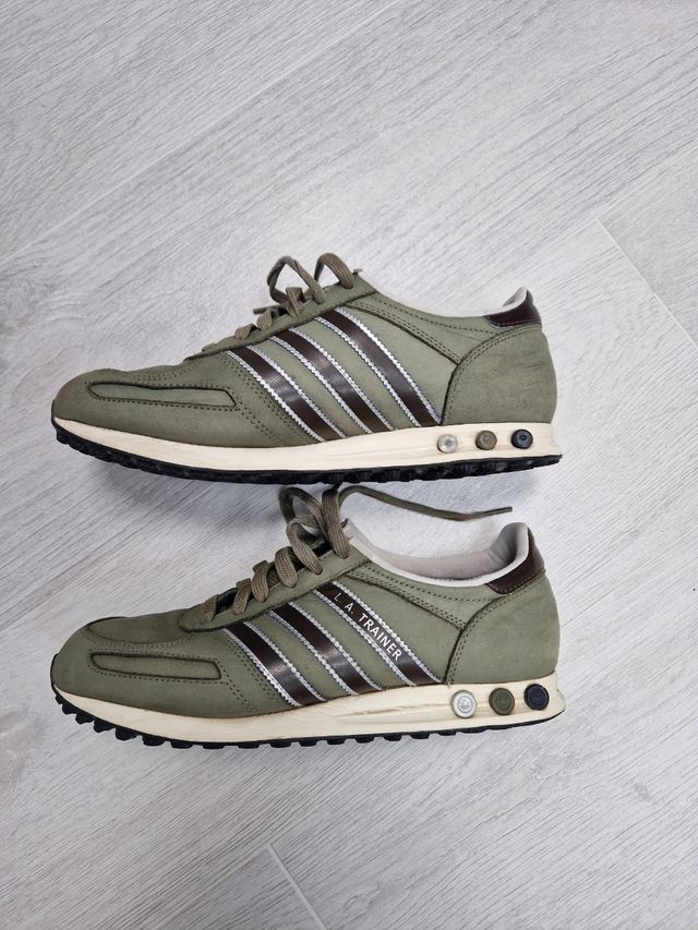 Zapatillas Adidas LA TRAINER - Verde Oliva