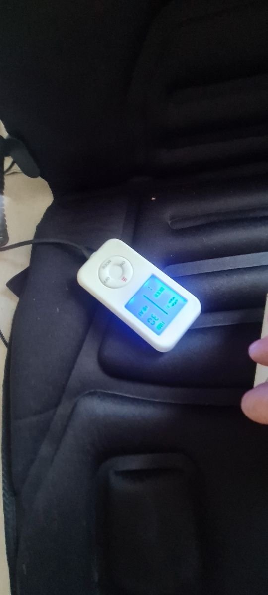 Respaldo masajeador  con calor para casa y coche