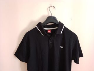 Polo Quicksilver negro vintage