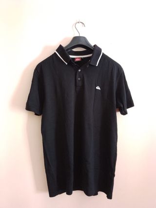 Polo Quicksilver negro vintage