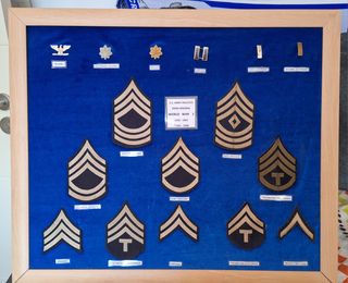 Insignias rangos Ejército EEUU WWII