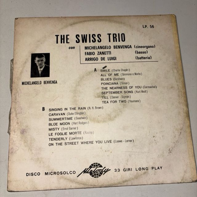 LP 33 giri Michelangelo Benvenga - Organo Hammond 