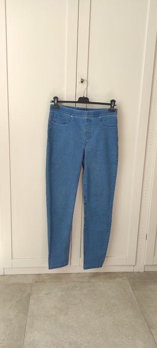 Jeans elasticizzati donna blu