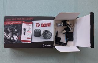 Medidor de presión ruedas moto, RIDELINK