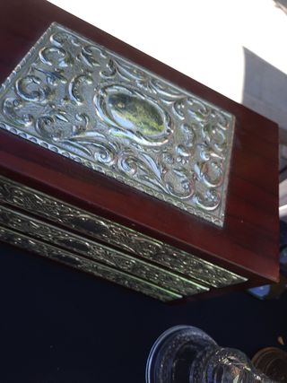 Bargueño de plata antiguo 