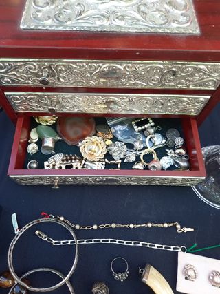 Bargueño de plata antiguo 