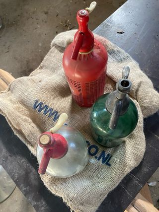 Sifones antiguos: 3uds. colección