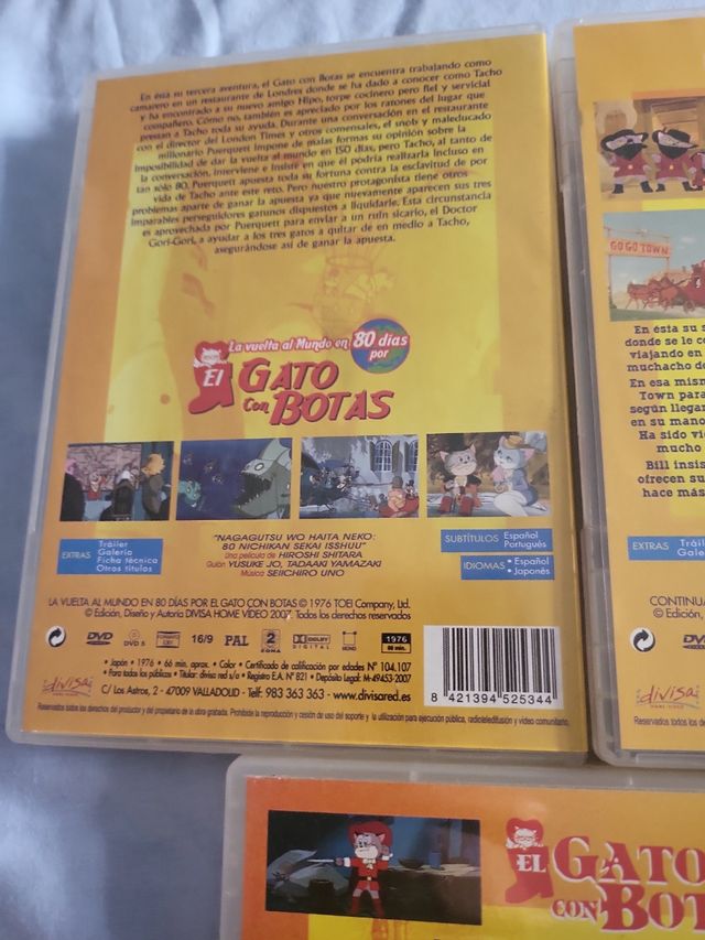 DVDs El Gato con Botas (Trilogía)