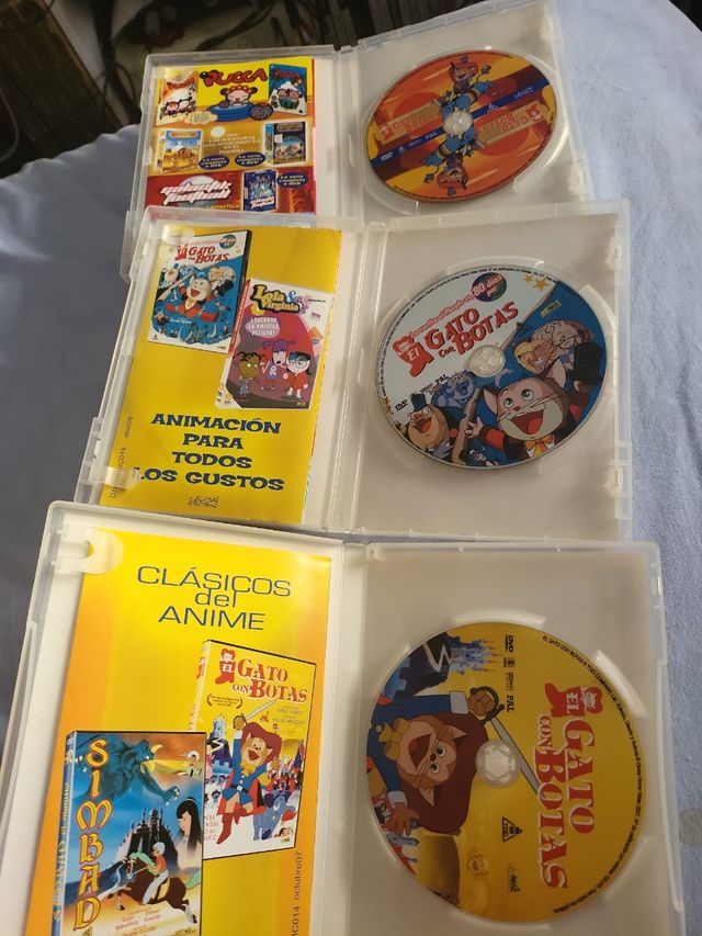 DVDs El Gato con Botas (Trilogía)