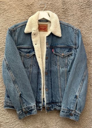 Chamarra Levi's borreguillo | Azul Talla S - Chica