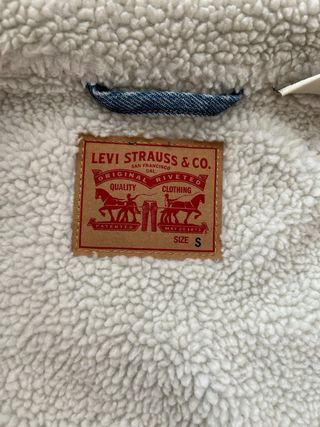 Chamarra Levi's borreguillo | Azul Talla S - Chica