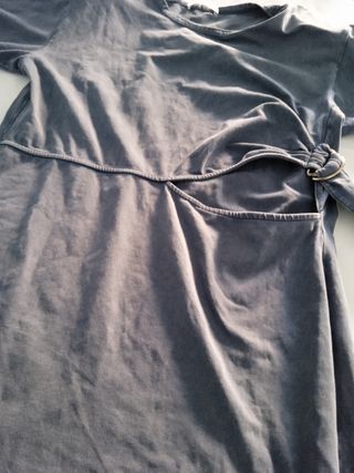 Vestido gris azulado verano