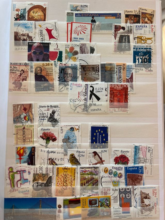 100 Selos da Espanha variados