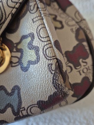 Bolso Tous beige y multicolor