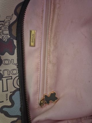 Bolso Tous beige y multicolor