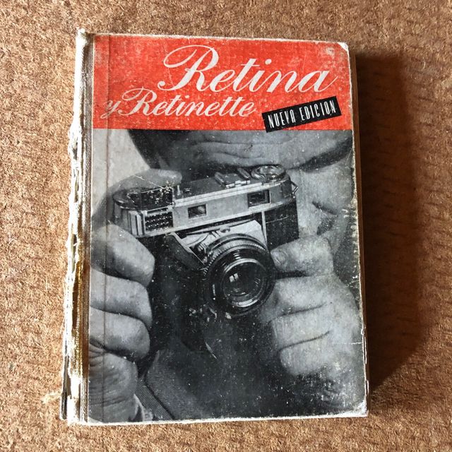 RETINA Retinette libro manual antiguo