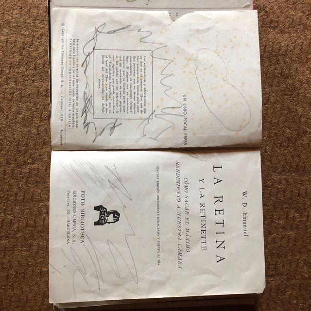 RETINA Retinette libro manual antiguo