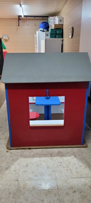 Casita juegos madera infantil