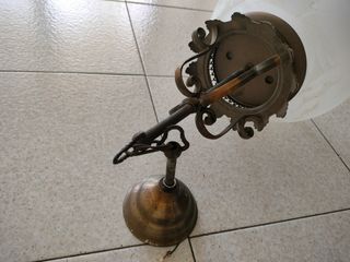 Lampadario stile antico in vetro