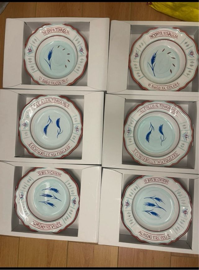 6 Piatti Voiello 1 vassoio- Collezione Tavola