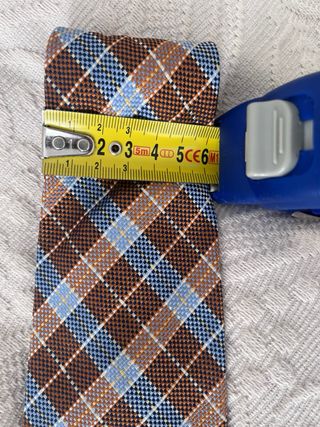 Corbata Façonnable azul y marrón