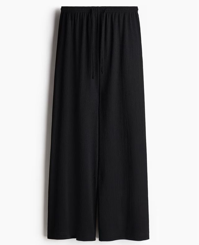 Pantalones anchos HM negros XS