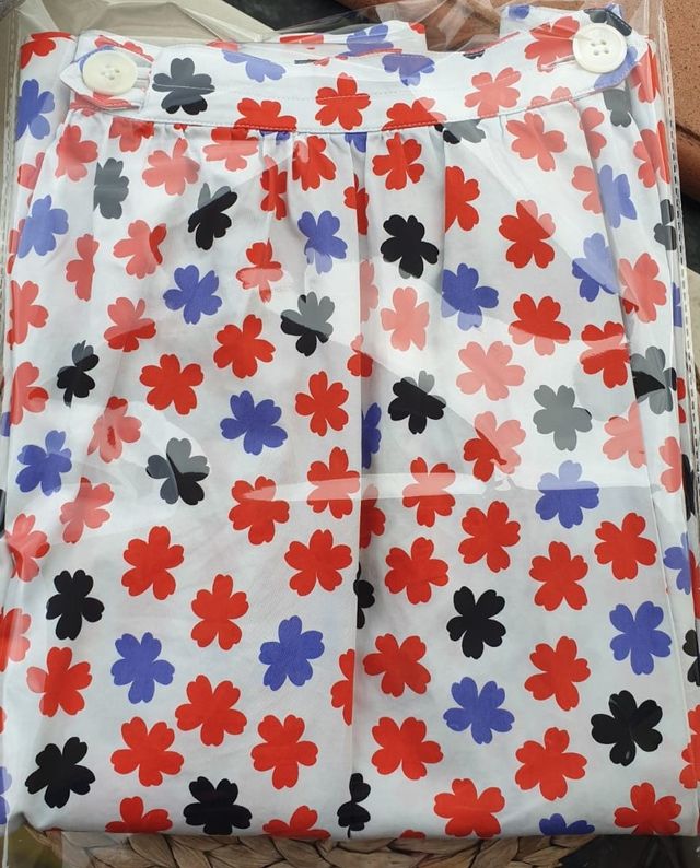 Céline Paris Gonna Midi a Campana Twill Cotone 2XL