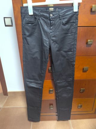 Pantalones Bershka negros -talla 38