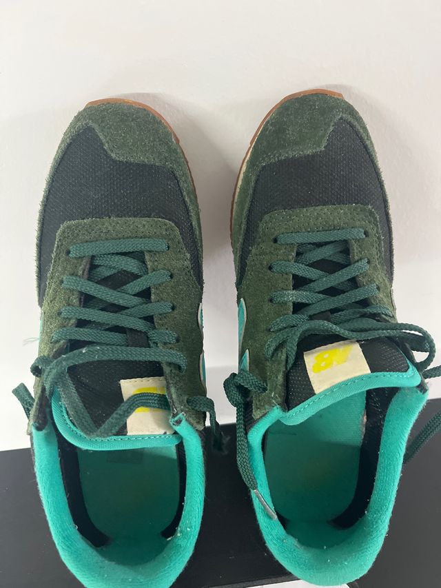 New Balance 500 - Tenis Verde & Teal