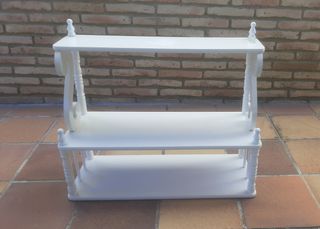 Estantería blanca 3 baldas - Madera