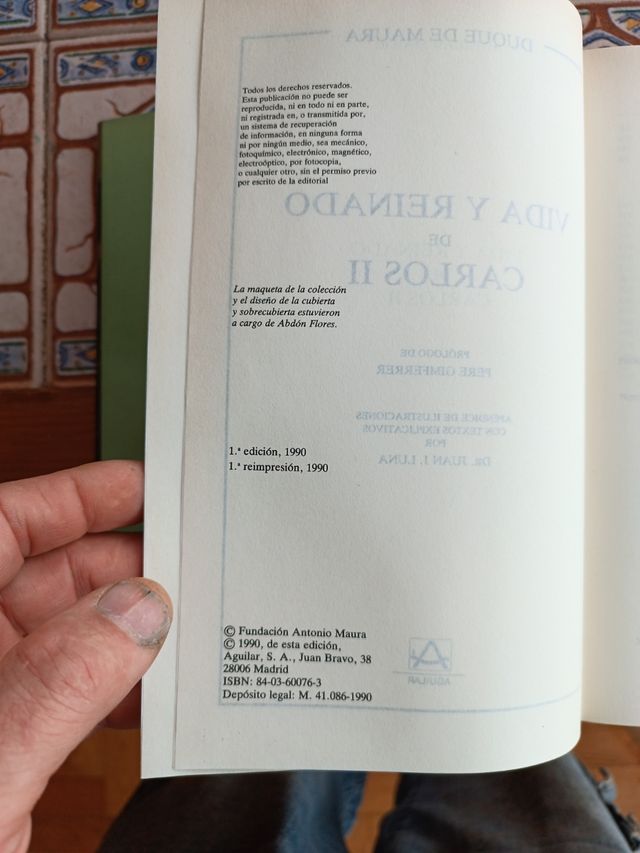 Vida y Reinado de Carlos II.