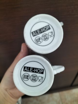 Tazas café ALE-HOP. Sin usar. Sin caja.