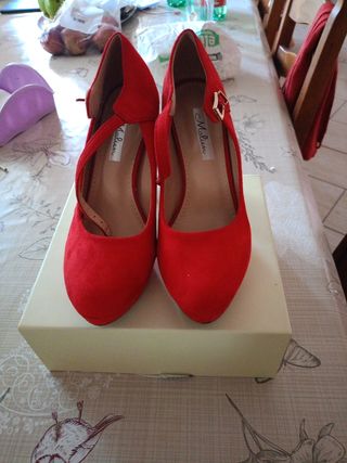 Scarpe rosse Malone - tacco alto