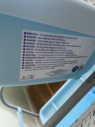 Bañera cambiador Chicco bebé