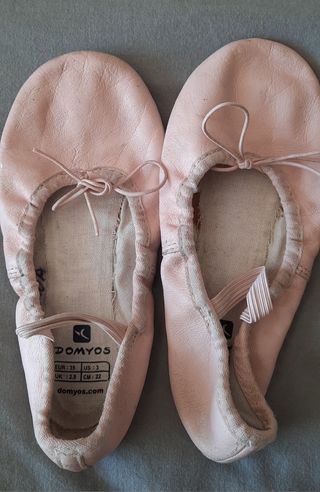 Zapatillas ballet niña DOMYOS rosa