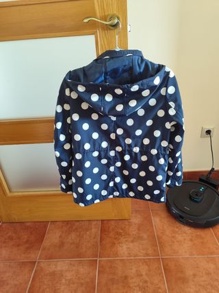 Chaqueta lunares azul-blanco