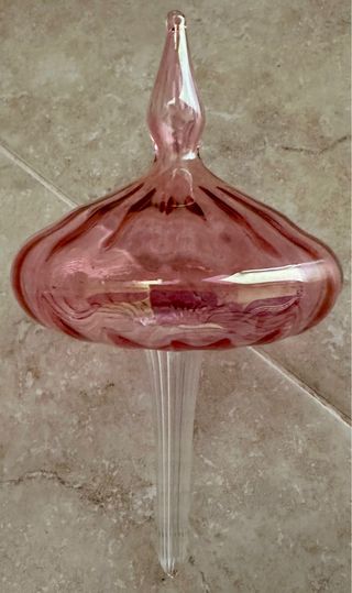 Bottiglia Murano rosa