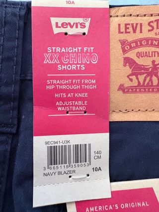 Bermudas Levi's niño - Azul Marino chinos strecht