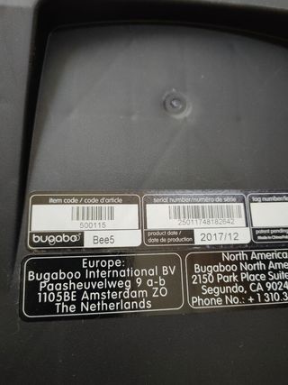 Carro de paseo Bugaboo bee5