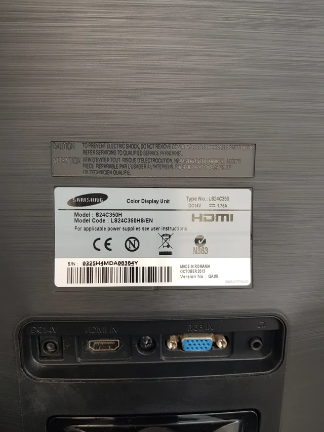 Monitor Samsung de 24 pulgadas