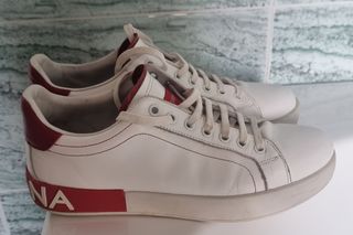 Dolce & Gabbana Portofino Scarpe - Bianche e Rosse