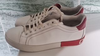 Dolce & Gabbana Portofino Scarpe - Bianche e Rosse