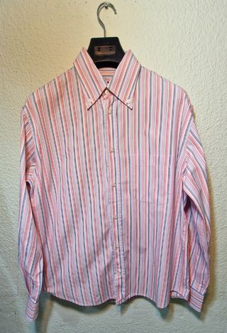 Preciosa camisa de rayas Carolina Herrera algodón