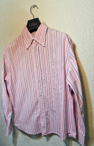 Preciosa camisa de rayas Carolina Herrera algodón