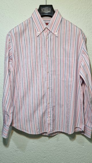 Preciosa camisa de rayas Carolina Herrera algodón