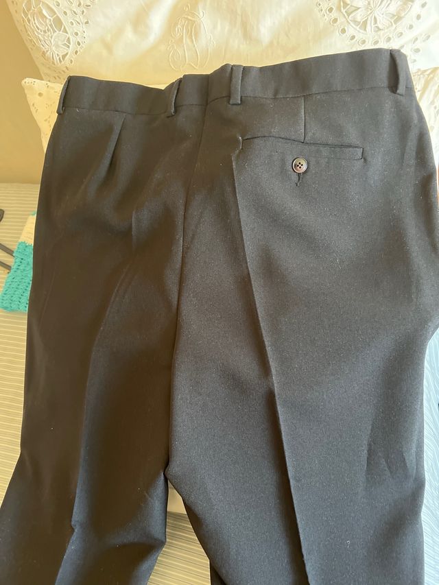 Pantalón traje negro - Talla 46