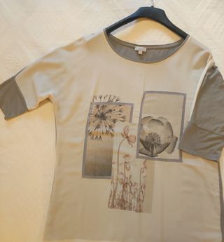 Blusa manga 3/4 . Trucco