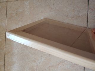 Marco madera marrón